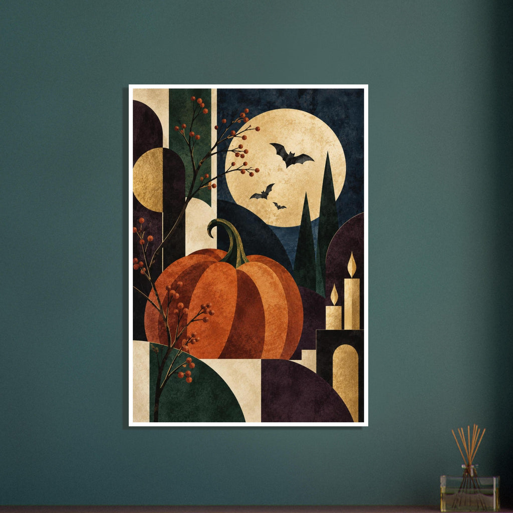 original abstract composition art print for the living room, soft painterly artwork on matte paper