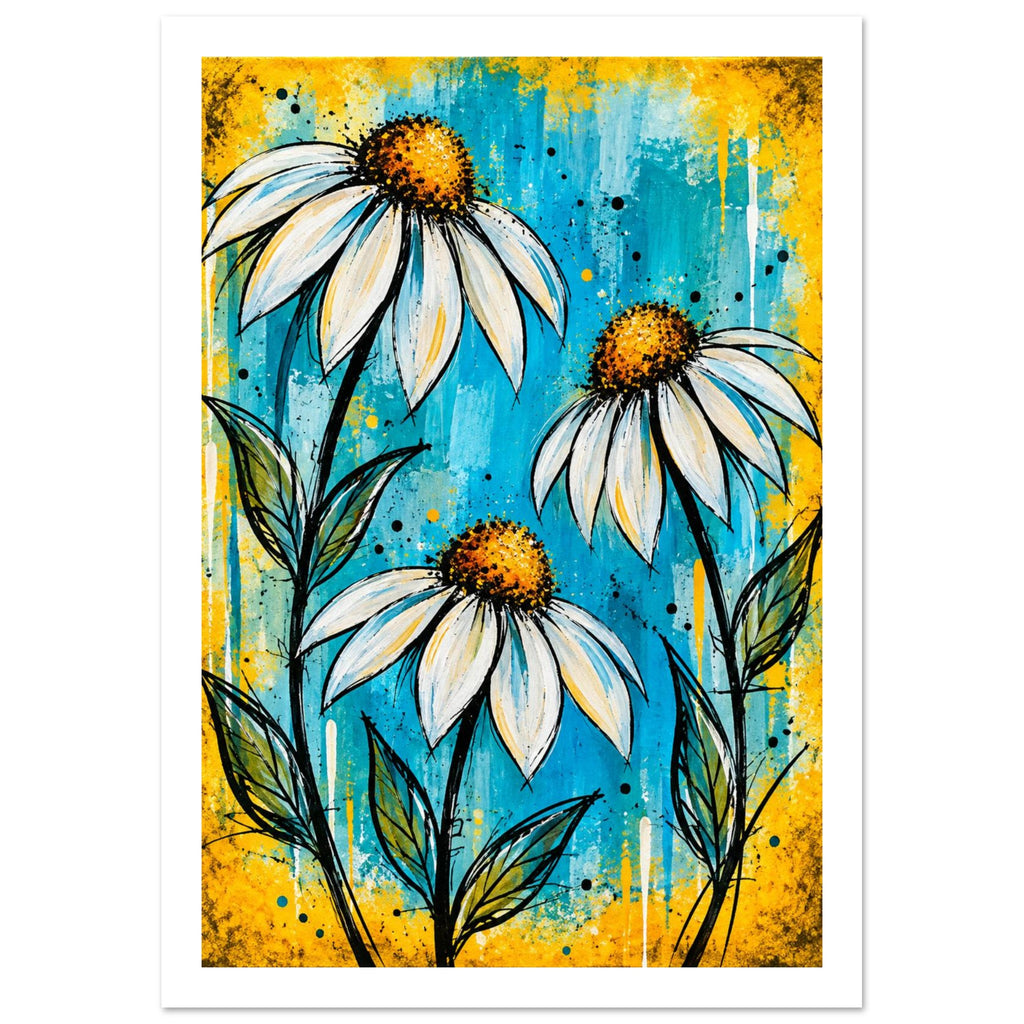original abstract composition art print for the living room, soft painterly artwork on matte paper
