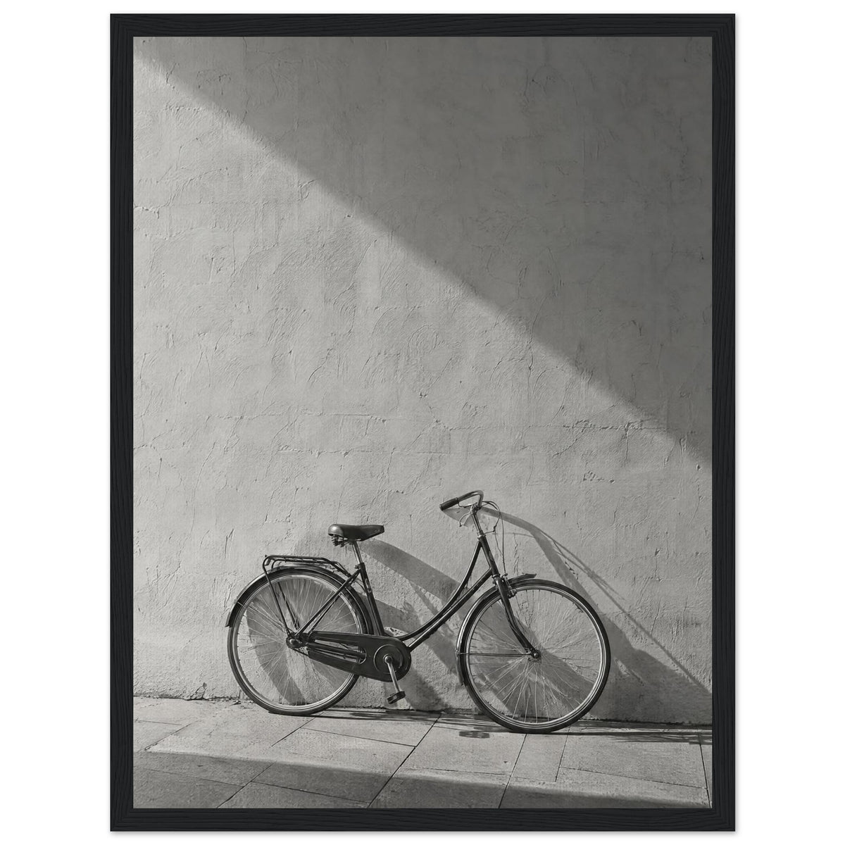 Bicycle Black And White Art Print – Framed