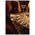 Oyster Bar Photography – photography wall art print by Printavelle – close-up