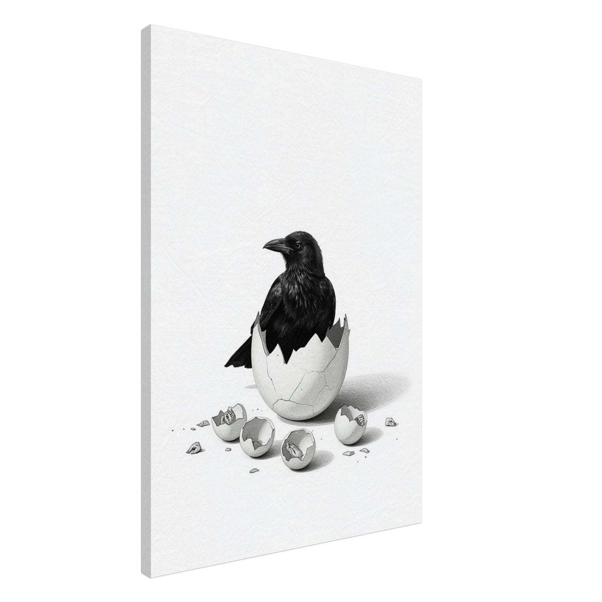 Quiet Raven Art Print – Canvas
