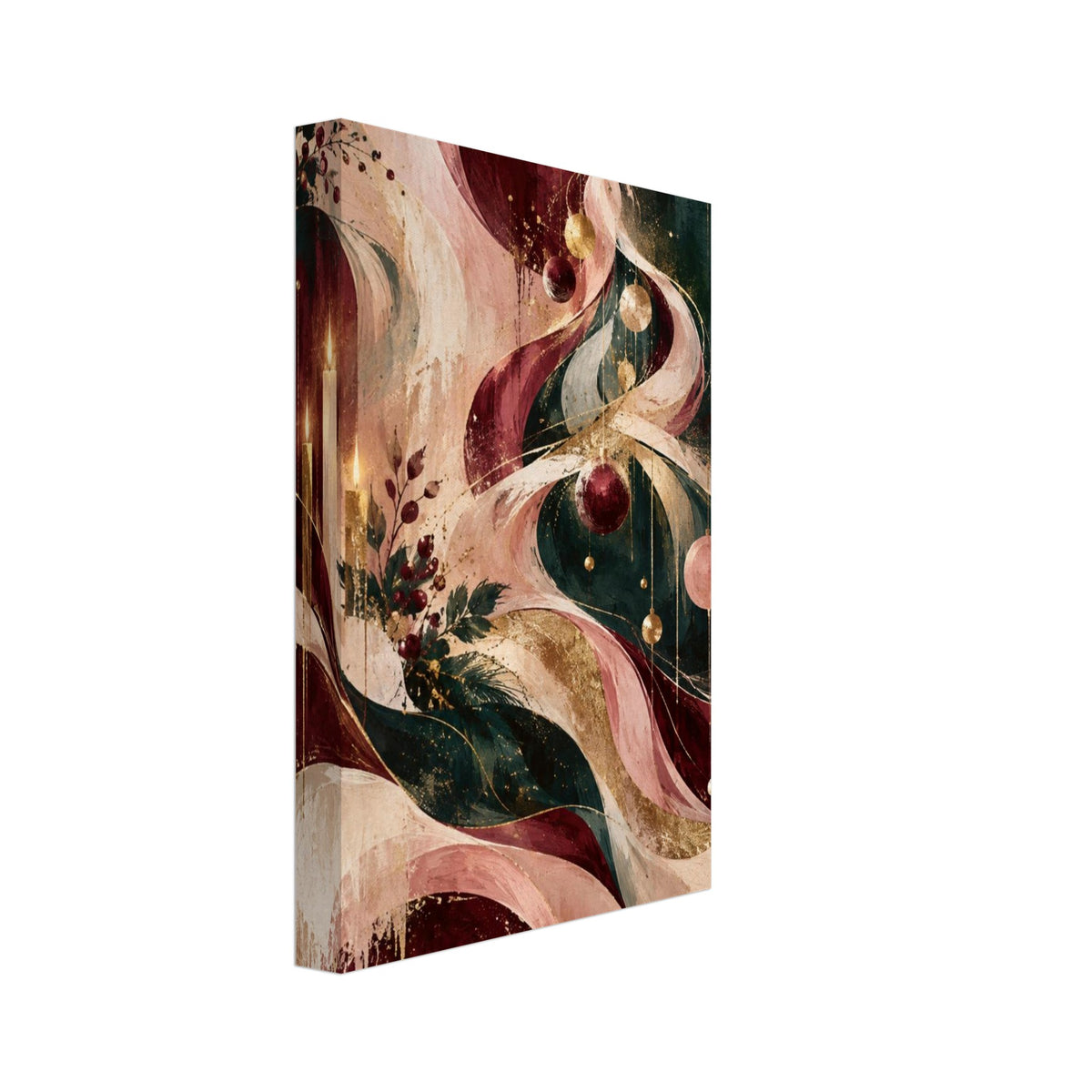 original abstract composition art print for the living room, soft painterly artwork on matte paper