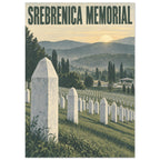 Srebrenica Memorial Landscape Art Print