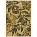 Olive Branch Gold Botanical Art Print