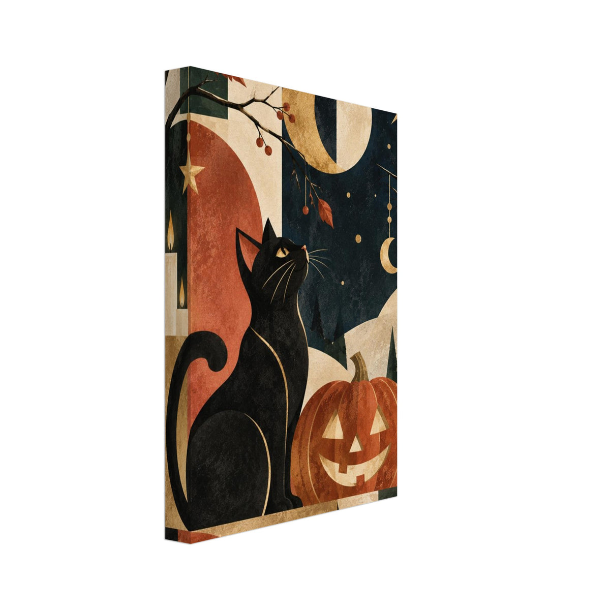 original abstract composition art print for the living room, soft painterly artwork on matte paper
