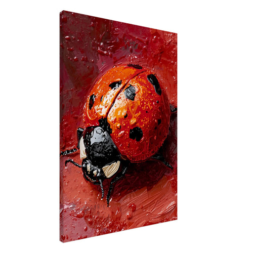 beetle art print for the home office, soft painterly artwork on matte paper
