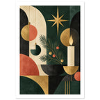 original abstract composition art print for the living room, soft painterly artwork on matte paper
