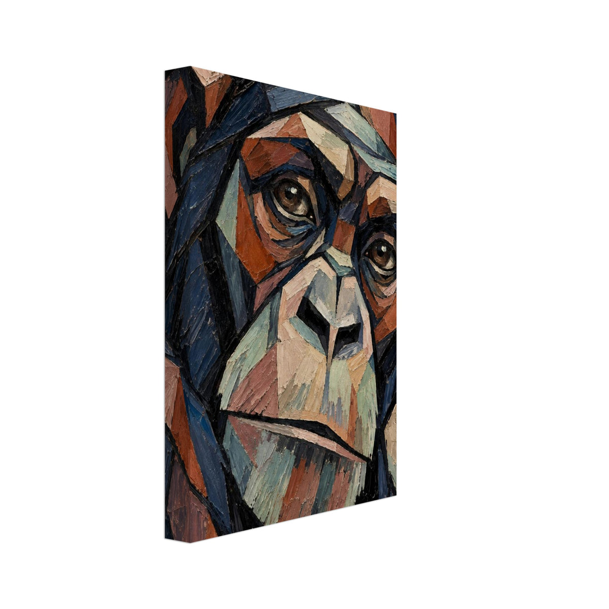 Original Abstract Composition in Soft Light PF1W Art Print – Canvas