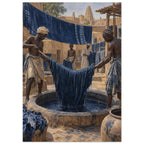 Indigo Cloth Dyers Art Print