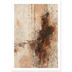 Original Abstract Composition in Soft Light V Art Print – White Border