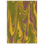 Marbled Swirls Retro Abstract – abstract wall art print by Printavelle – close-up