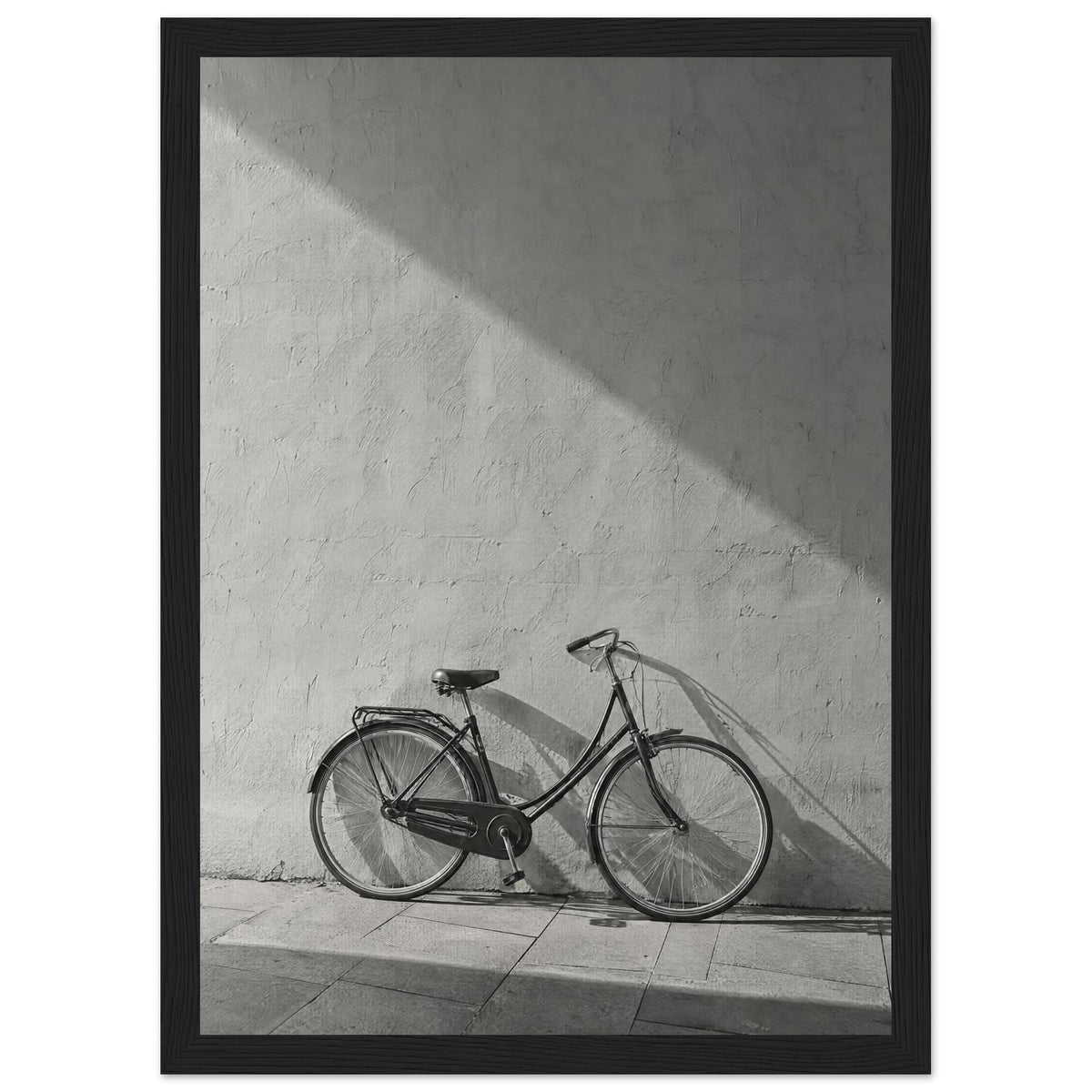 Bicycle Black And White Art Print – Framed