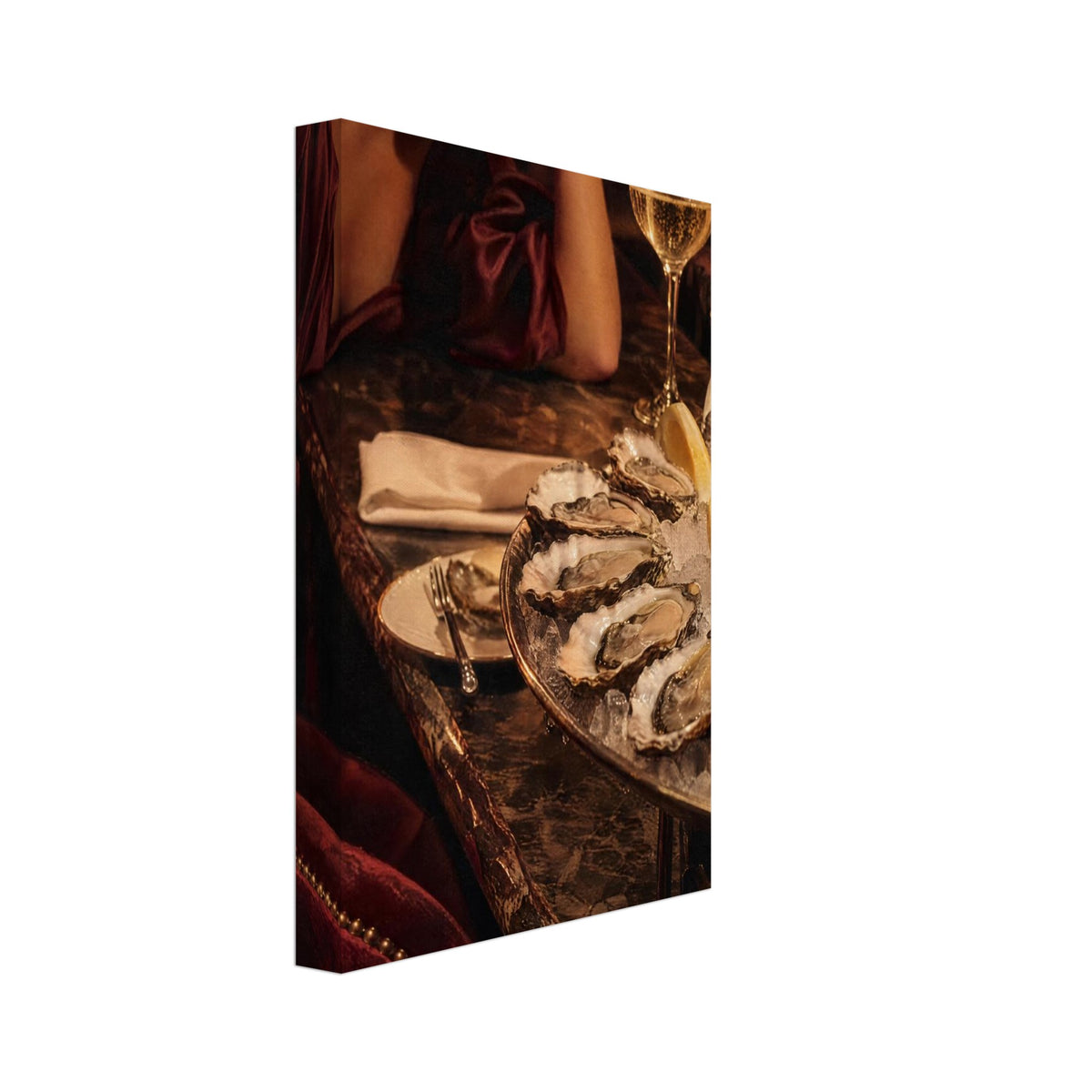 Oyster Bar Photography Art Print – Canvas
