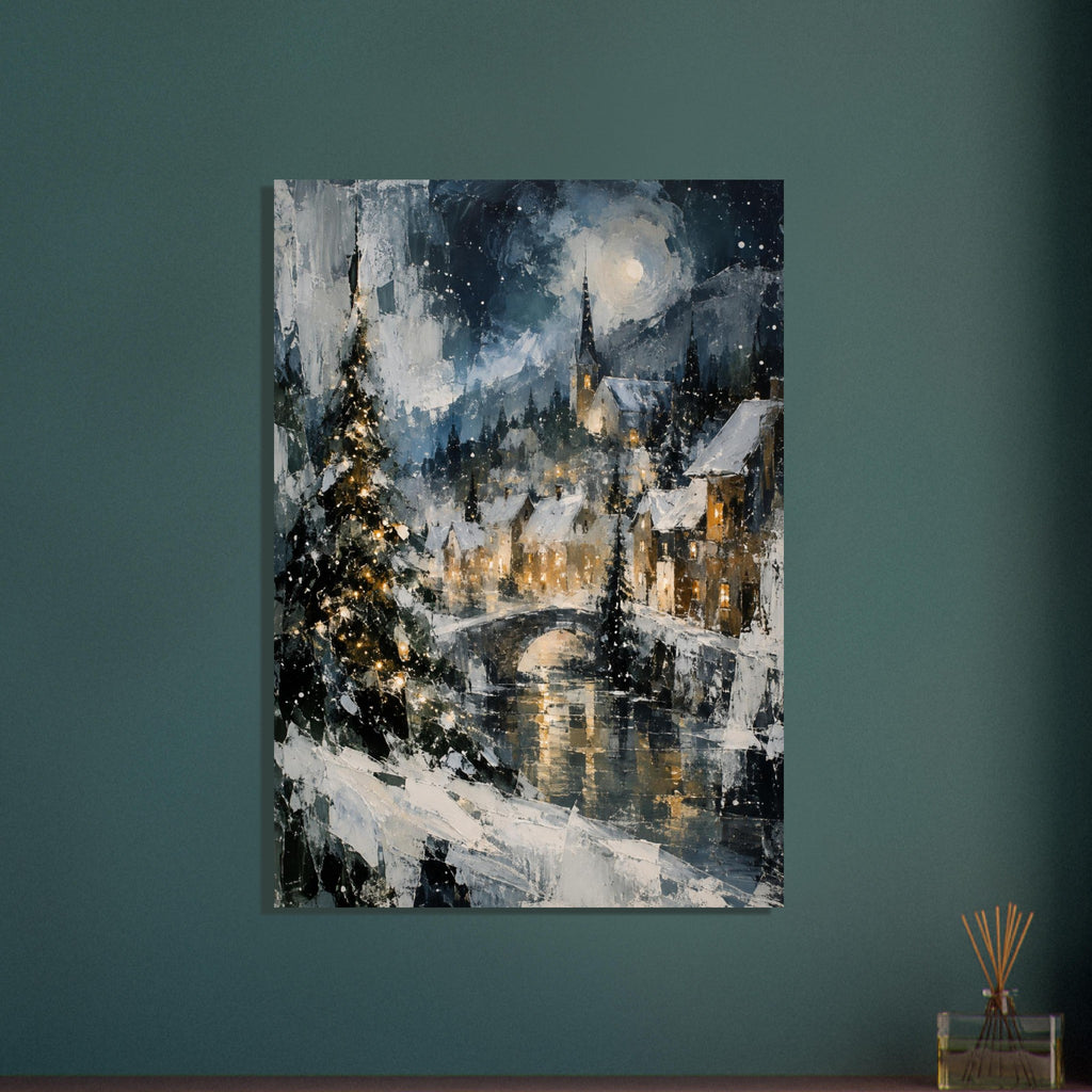 original abstract composition art print for the living room, soft painterly artwork on matte paper