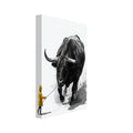cow art print for the kitchen, soft painterly artwork on matte paper