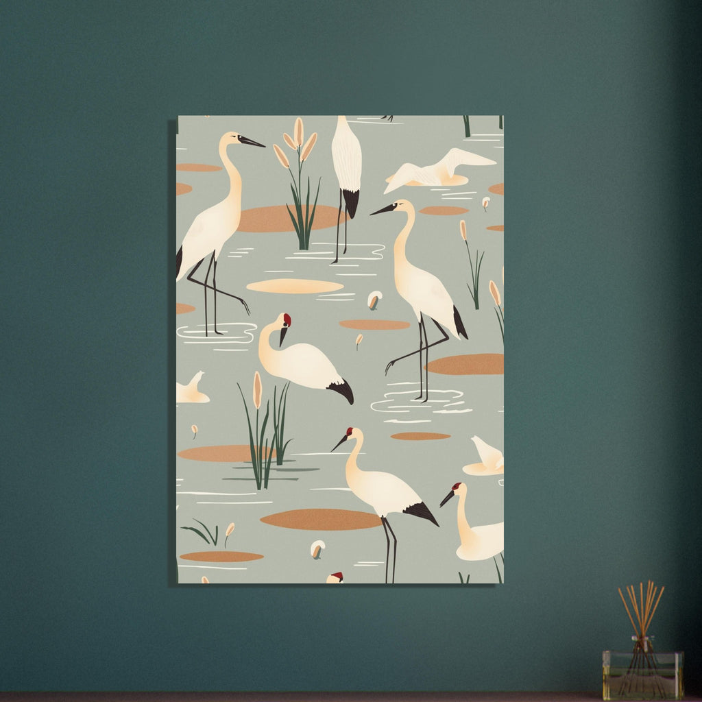 small garden bird art print for the kitchen, soft painterly artwork on matte paper