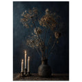 original abstract composition art print for the living room, soft painterly artwork on matte paper