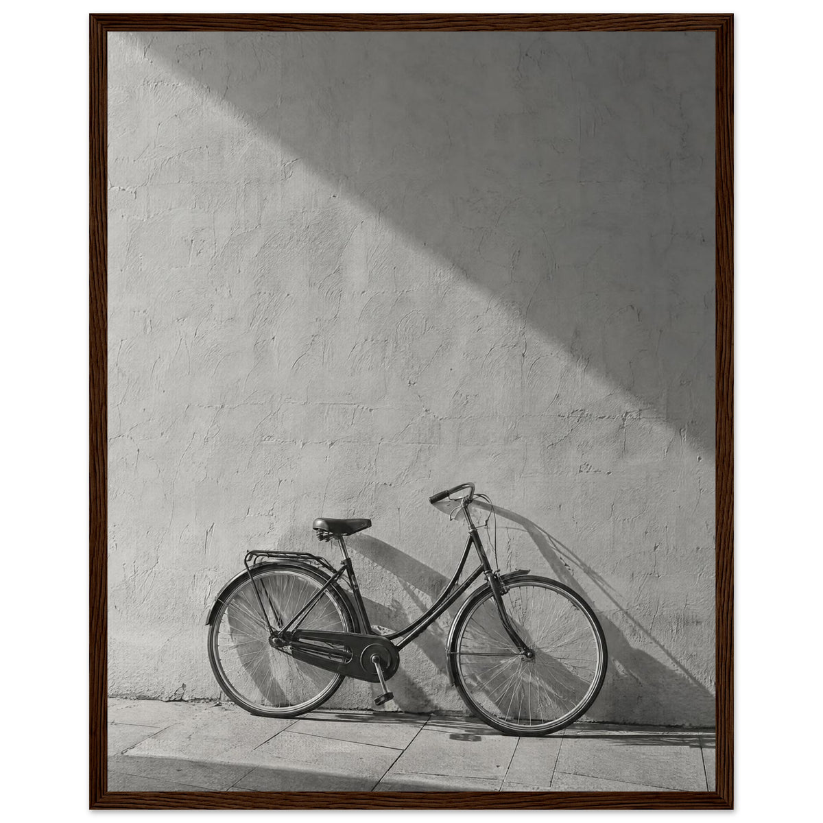 Bicycle Black And White Art Print – Framed