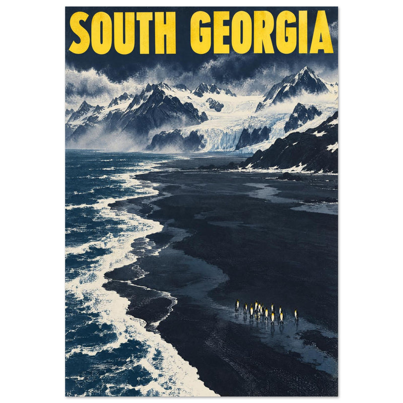 South Georgia Vintage Travel Poster