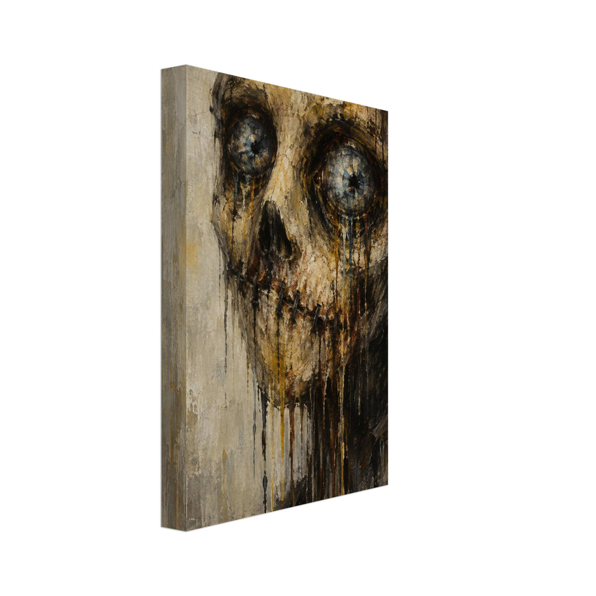 original abstract composition art print for the living room, soft painterly artwork on matte paper