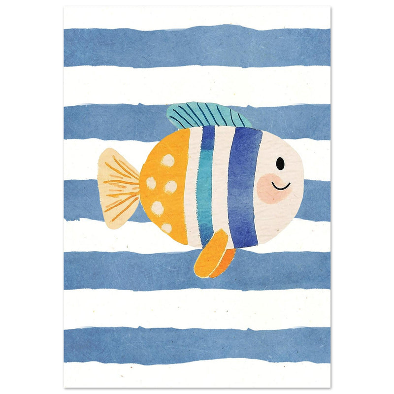 Poisson des profondeurs dans une douce lumière – affiche