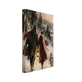 original abstract composition art print for the living room, soft painterly artwork on matte paper