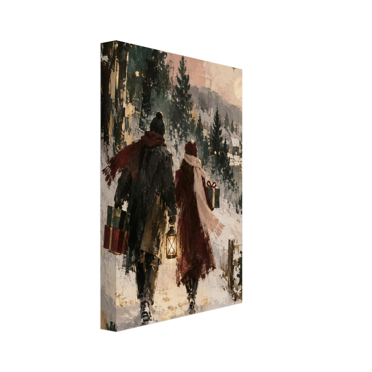 original abstract composition art print for the living room, soft painterly artwork on matte paper