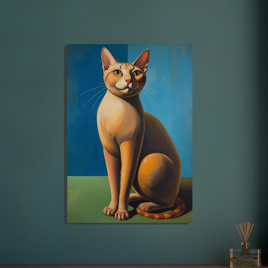 Cat in Soft Light wall art print by Printavelle – close-up
