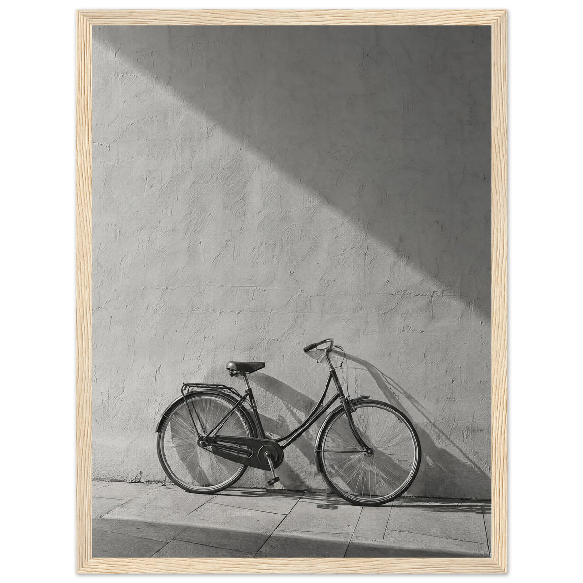 Bicycle Black And White Art Print – Framed