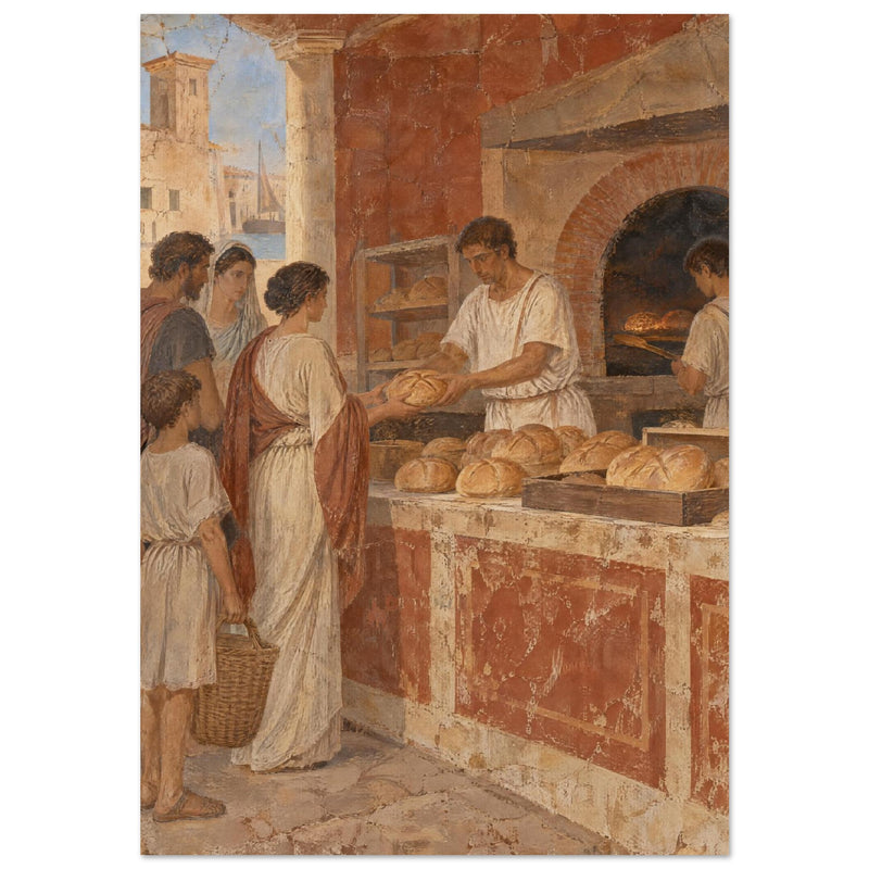 Bread Bakery Classical Art Print