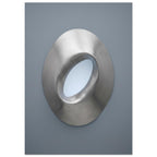 Silver Oval Sculpture Abstract Art Print