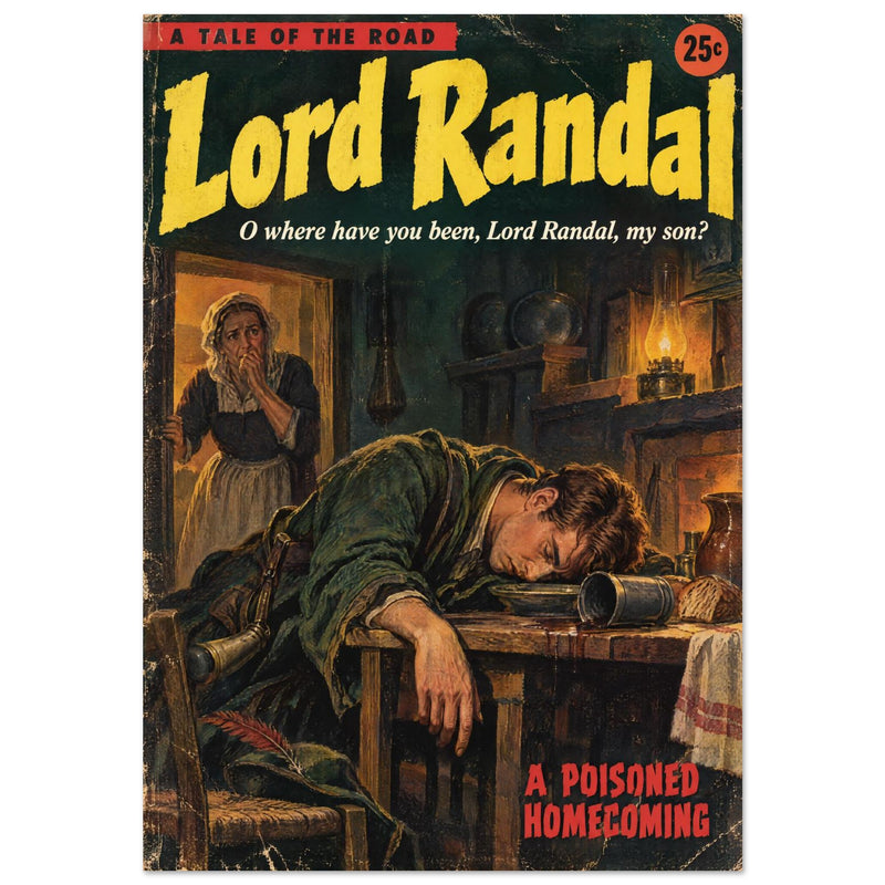 Lord Randal Pulp Cover Art Print