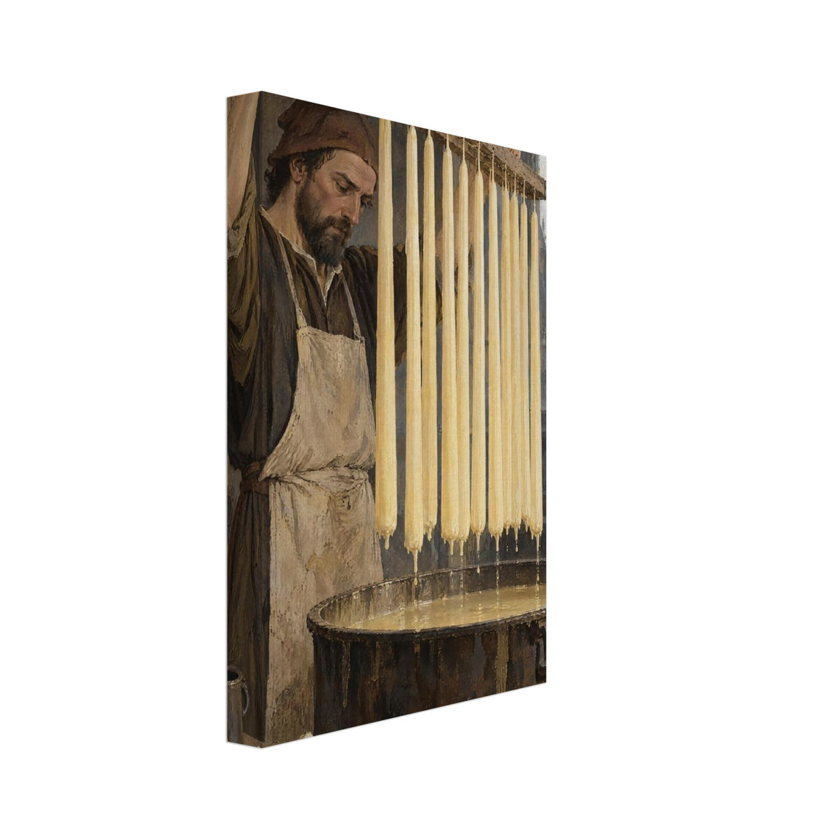 Candle Maker Traditional Art Print – Canvas