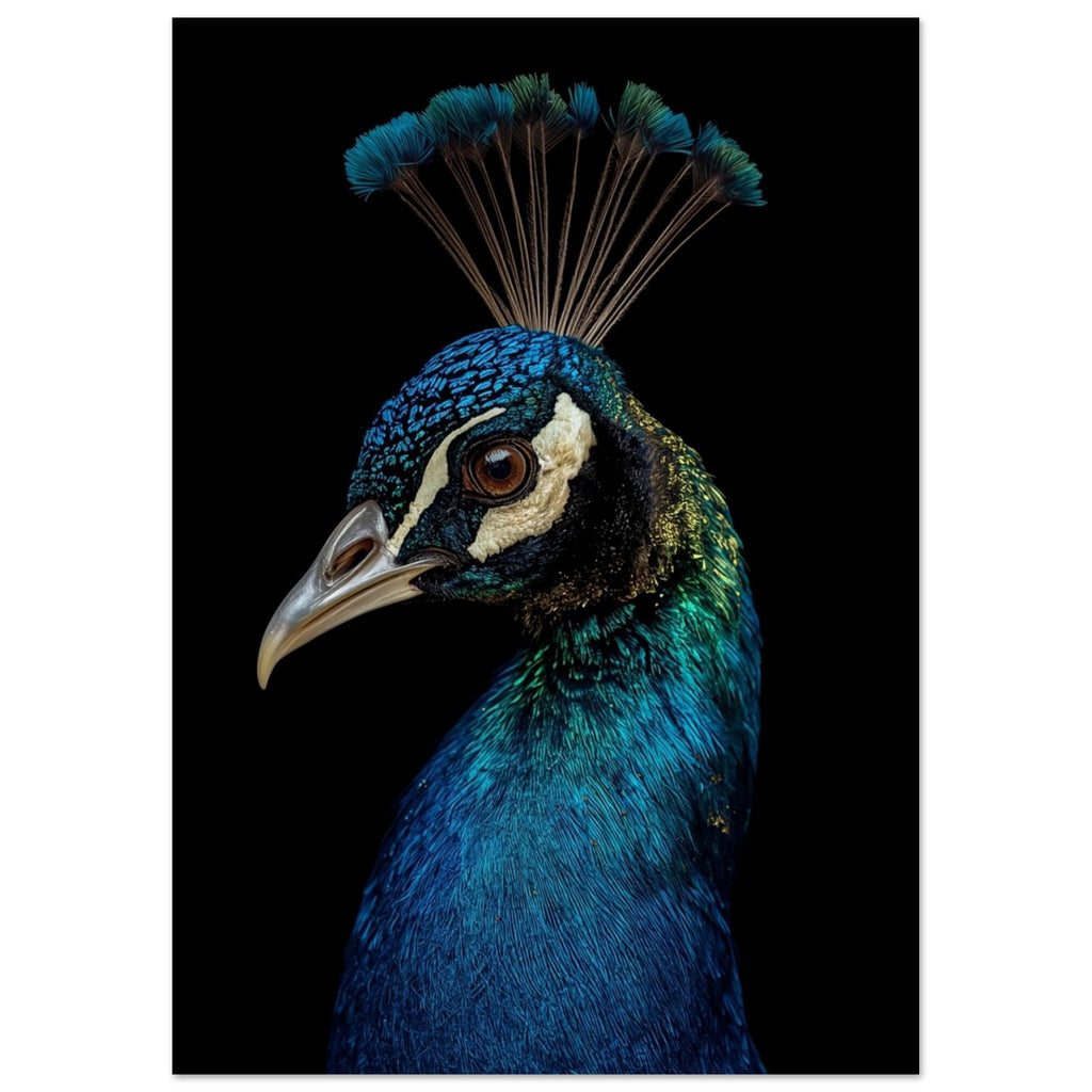 bird art print for the living room, soft painterly artwork on matte paper