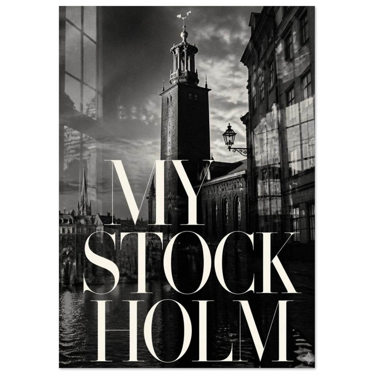 Stockholm City Photography Poster