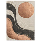 Copper Circle Abstract Art Print