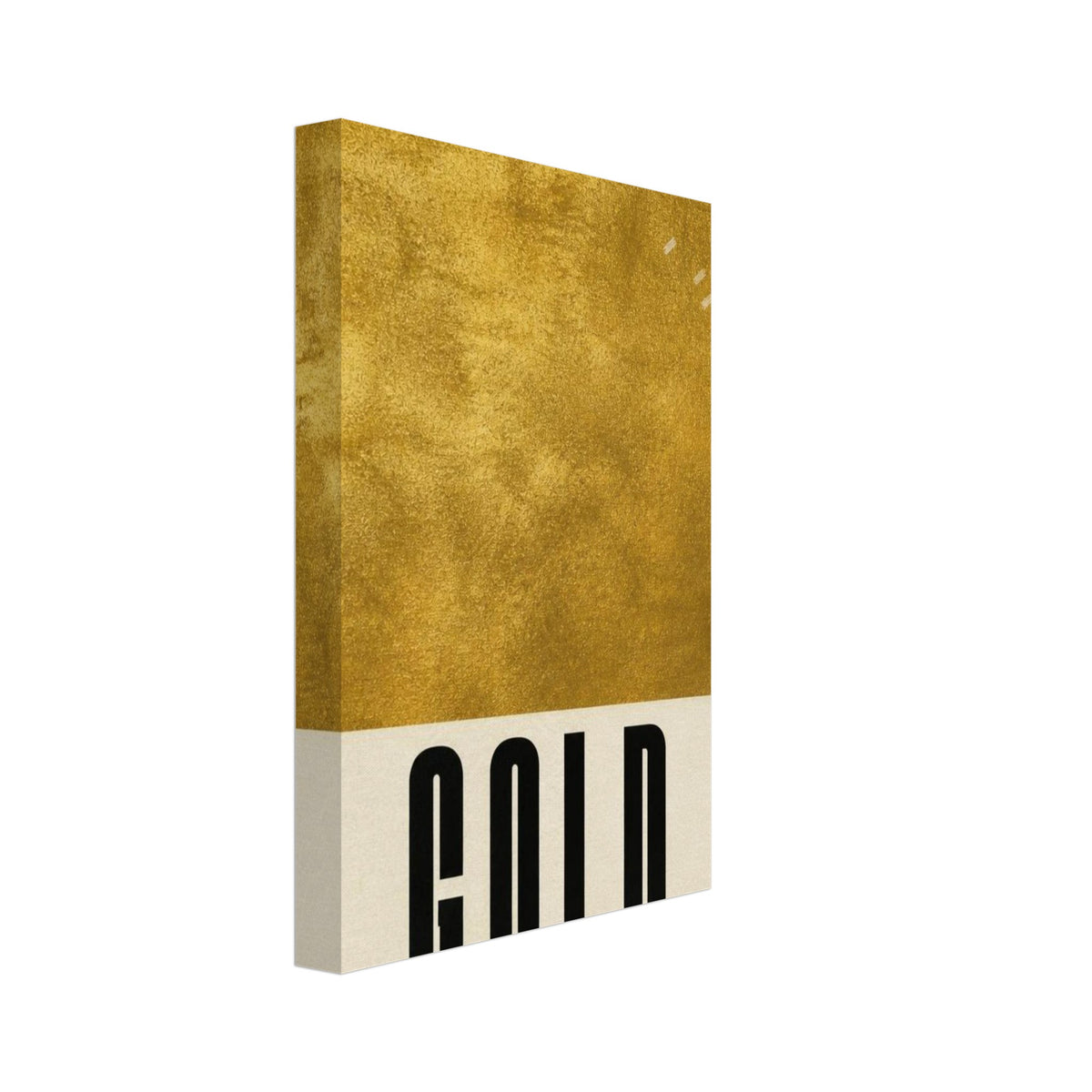 Stay Golden Gold Typography Poster – Canvas
