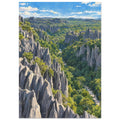 Stone Forest Landscape – illustration wall art print by Printavelle – close-up