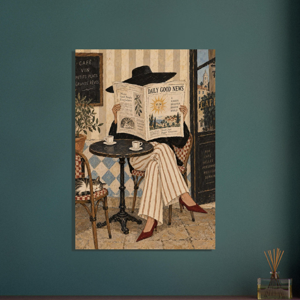 original abstract composition art print for the living room, soft painterly artwork on matte paper