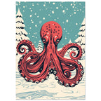 deep sea fish art print for the bathroom, soft painterly artwork on matte paper