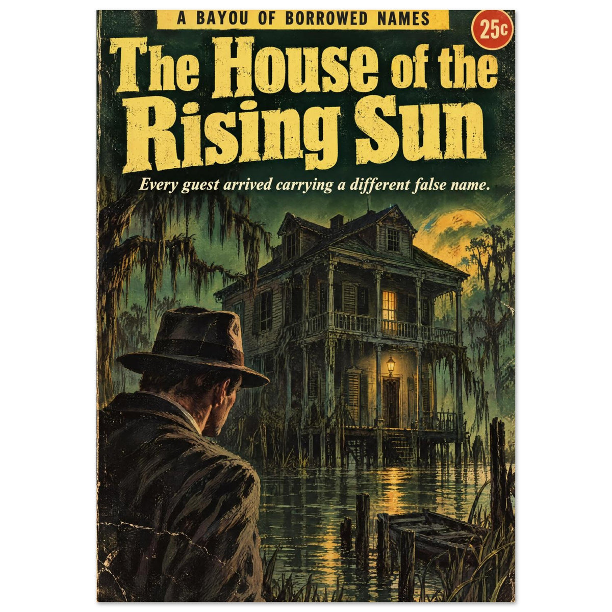 Bayou House Pulp Cover Art Print