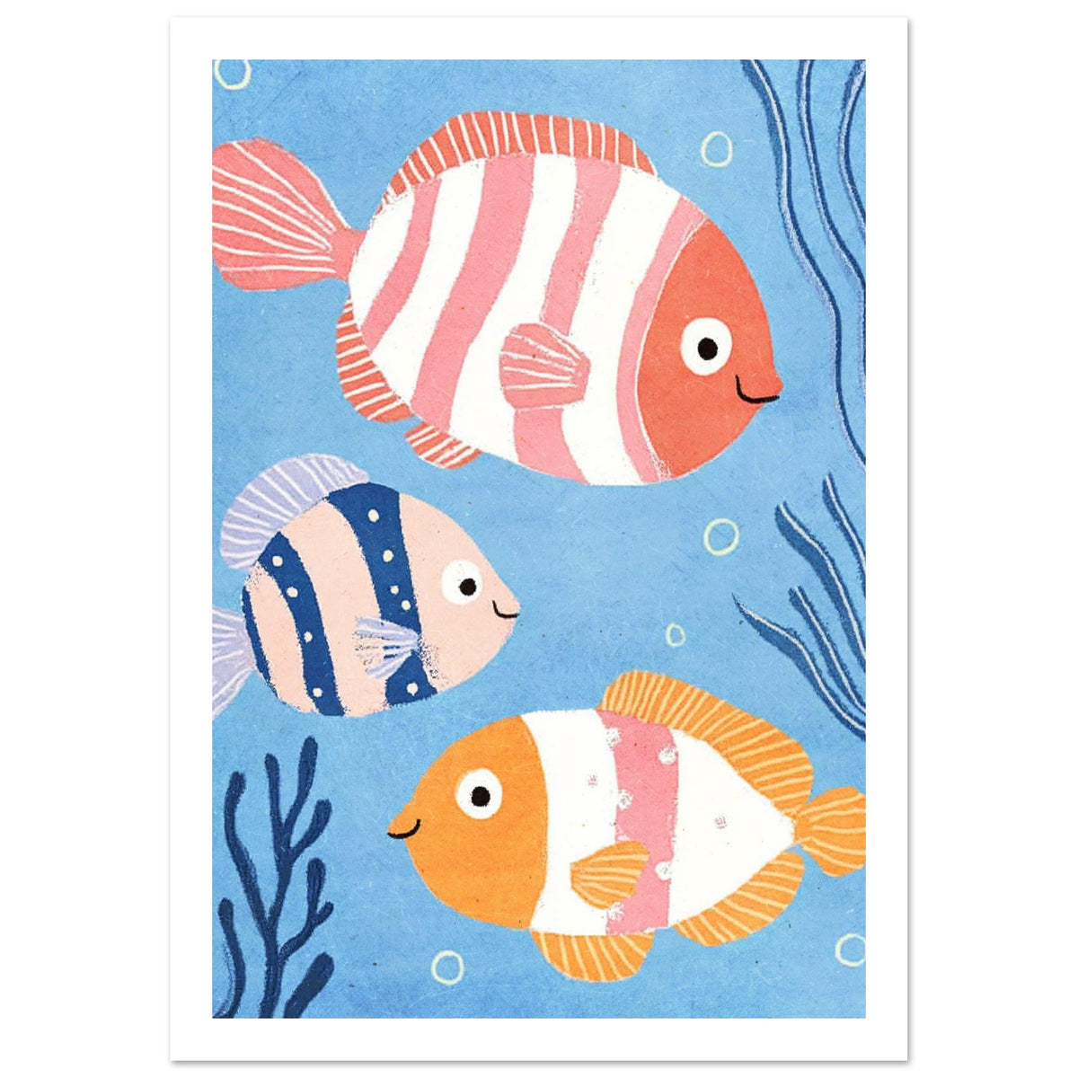 Koi Fish Study Fine Art Print – White Border