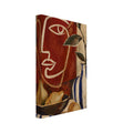 original abstract composition art print for the living room, soft painterly artwork on matte paper