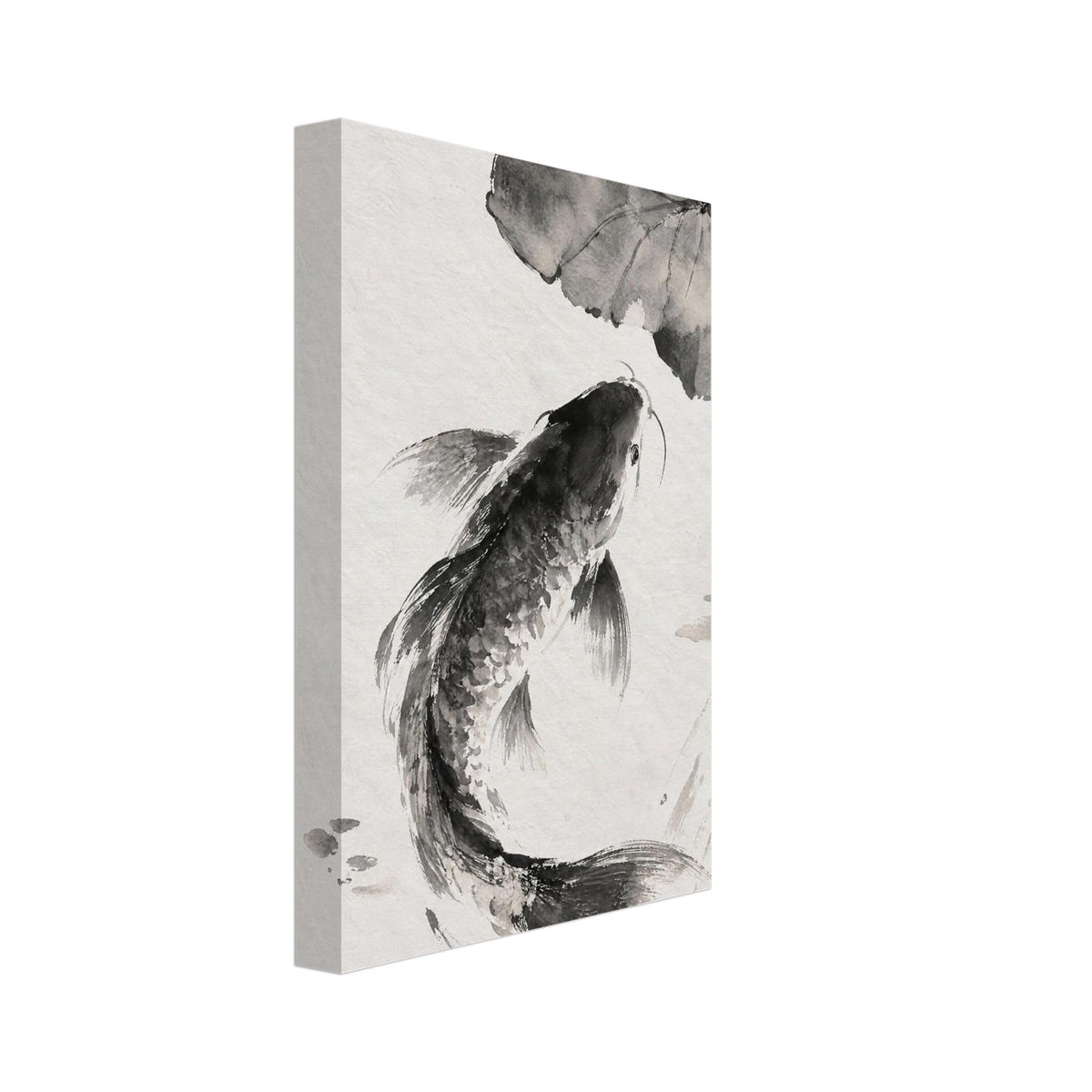 Carp Ink Wash Art Print – Canvas