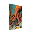 kraken art print for the home office, soft painterly artwork on matte paper