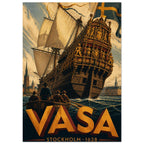 Vasa Sailing Ship Vintage Poster