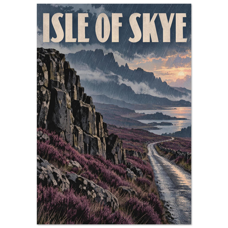 Isle Of Skye Vintage Travel Poster