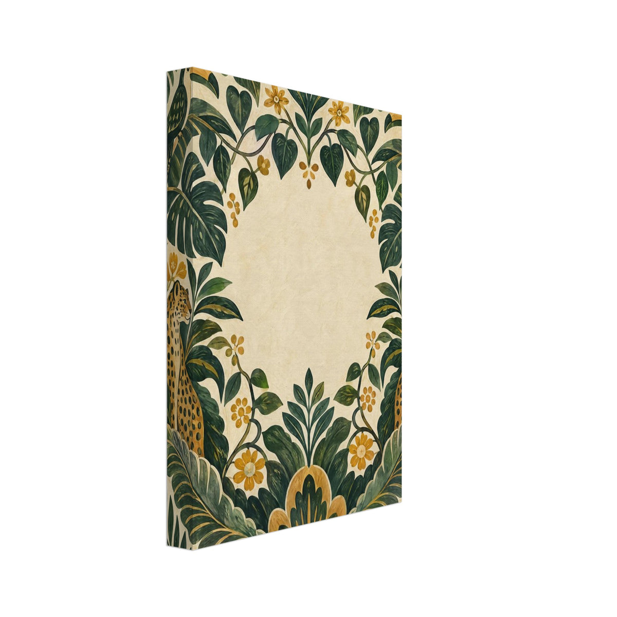 Toucans And Jungle Cats Art Print – Canvas