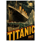 Titanic 1912 Vintage Style Poster