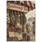 Scarborough Fair Herb Stall Vintage Art Print